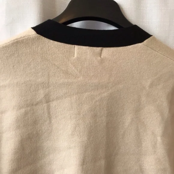 Monrow Colorblocked V-Neck Cardigan Small - Picture 10 of 11